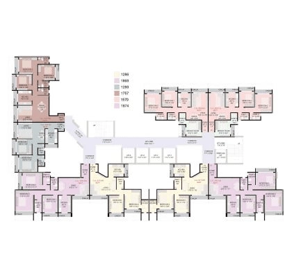 Adarsh Parkland Phase 2 2.5 BHK floor plan
